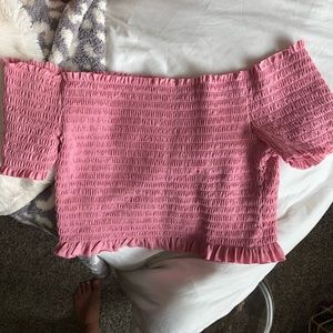 NWOT OFF THE SHOULDER CROP
